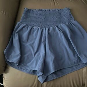 Size small blue high waisted shorts